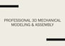 do 3d cad modelling and mechanical design in catia